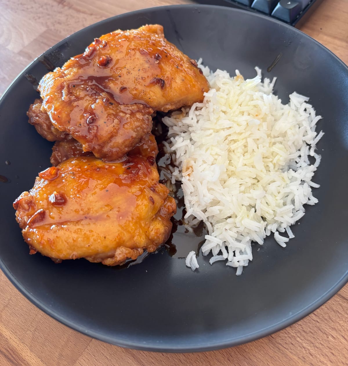 Pollo en salsa agridulce