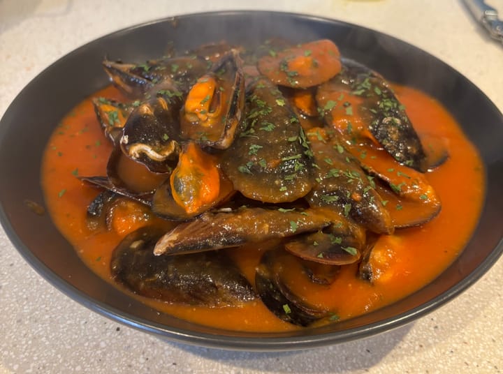Mejillones a la Marinera